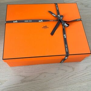 Hermes box with ribbon